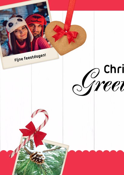 Magazine kerstkaart roze - DH 2
