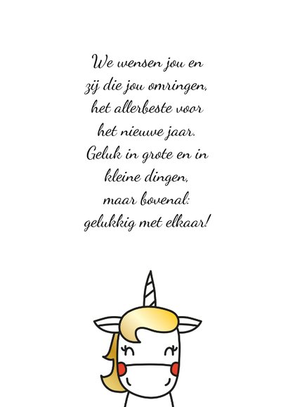 Magical christmas eenhoorn kerstkaart 3