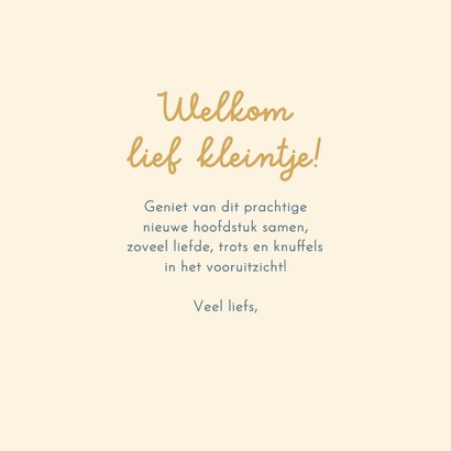 Magisch lief felicitatiekaartje voor geboorte van een kindje 3