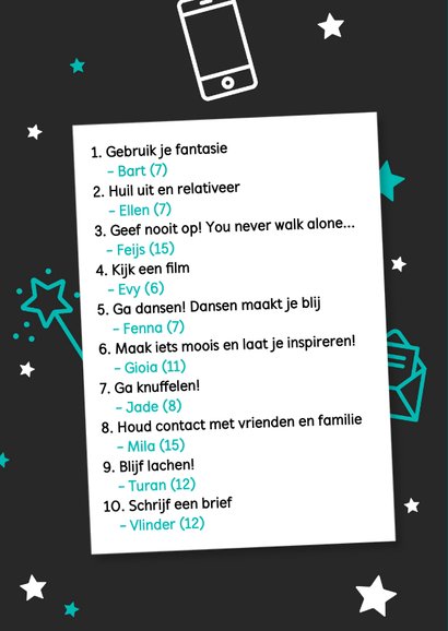 Make-A-Wish kaart quarantips voor jou 2