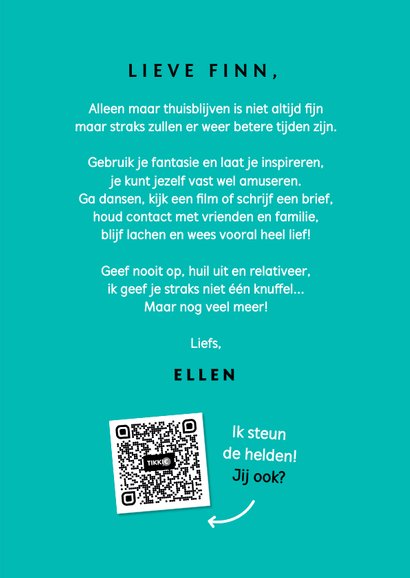 Make-A-Wish kaart quarantips voor jou 3