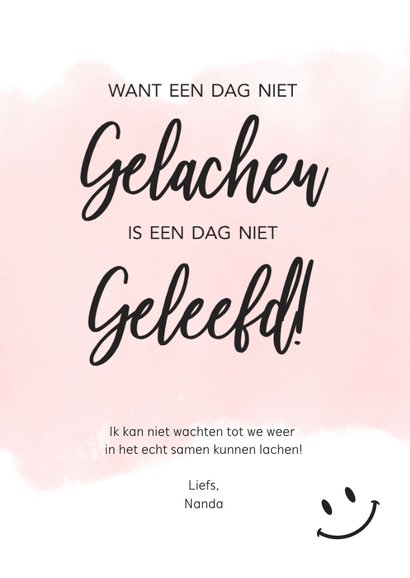 Make-A-Wish zomaar kaart always keep your smile 3