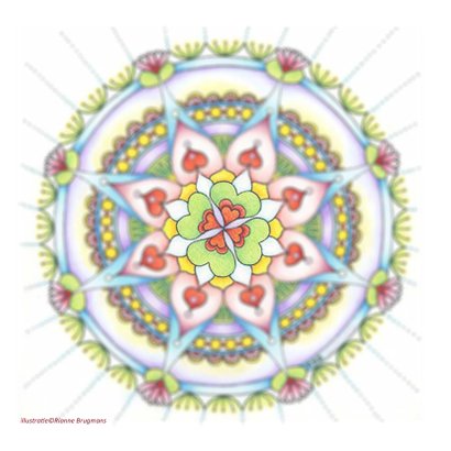 Mandala kaart Veel Geluk 2