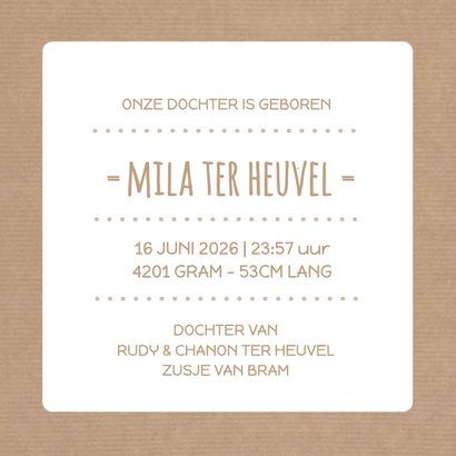 Meisje Paardebloem Kraft Geboren 3