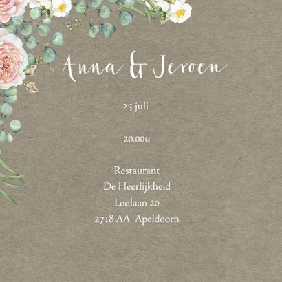 Menu romantische rozen 2