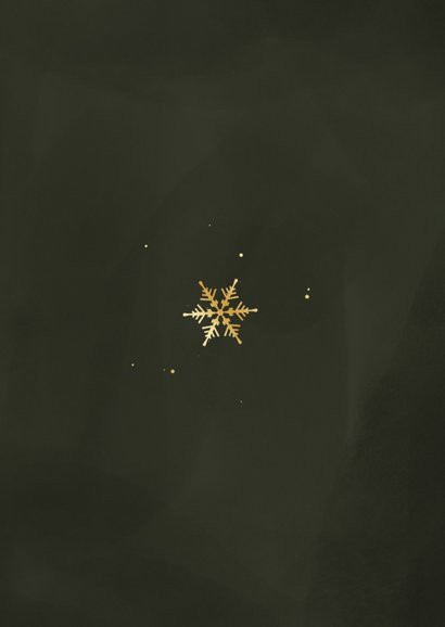 Menukaart kerst in stijlvol 2026 Achterkant