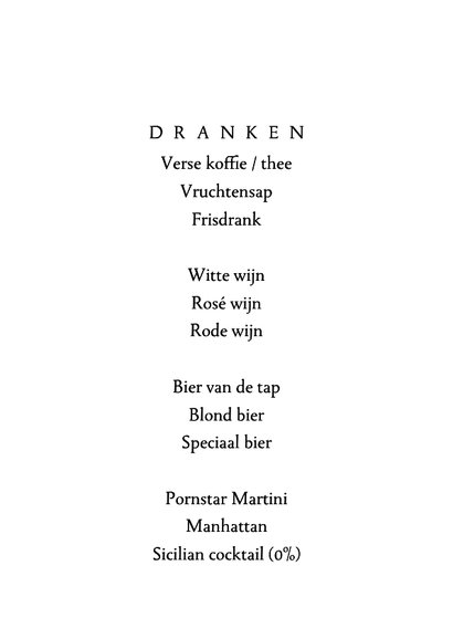 Menukaart kerstdiner konijntje met kerstmuts 2