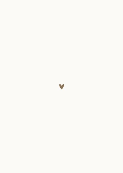 Menukaart minimalistische beige met bruin food & drinks Achterkant