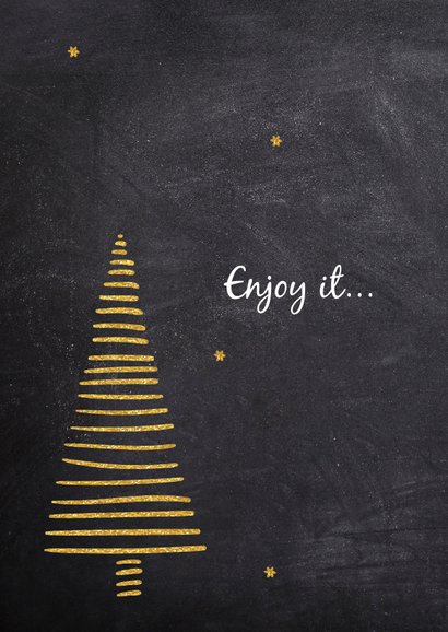 Menukaart voor de kerst 2