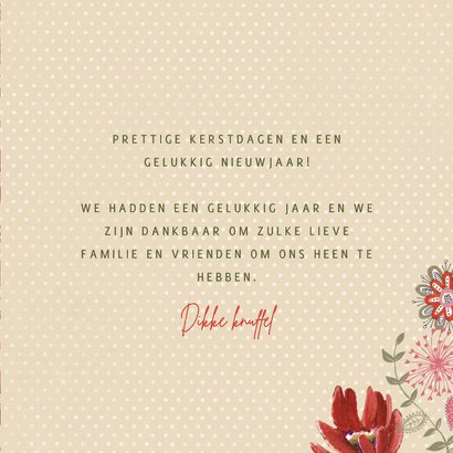 Merry Christmas Bloemen 3