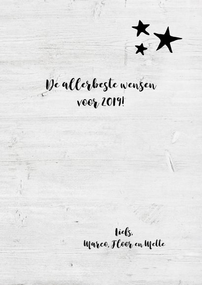 Merry christmas - fotokaart met goud 3