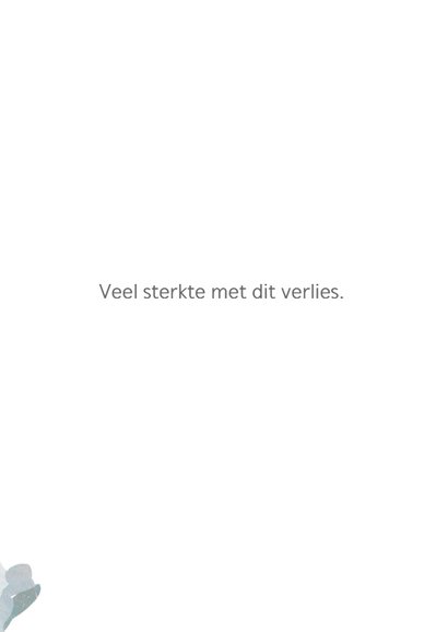 Met oprechte deelneming - Grijze takken 3