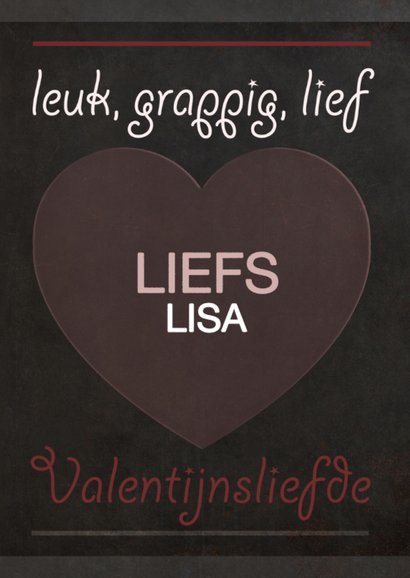 Mijn Valentijnsliefde krijt - BK 3