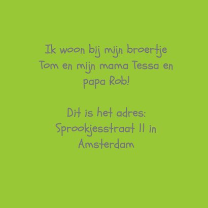 Mo Card geboortekaartje grappig ik ben er 2
