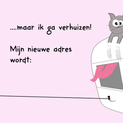 Grappige verhuiskaart lang geduurd 2
