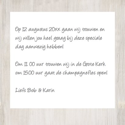 Mo Card leuke en grappige trouwkaart uiltjes stel 3