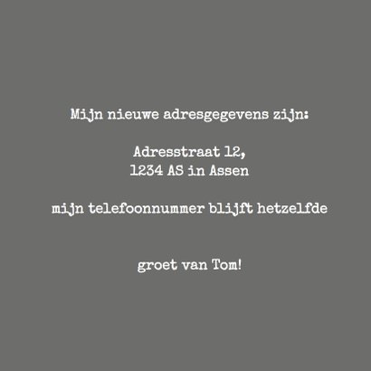 Mo Card verhuiskaart-humor 2
