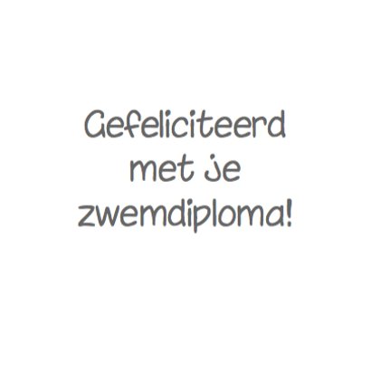 Mo Card - zwemdiplomakaart gefeliciteerd - duikbril 3