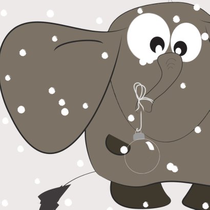 Mo Cards kerstkaart sneeuw 3