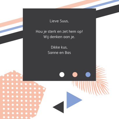 Modern kaartje, alles komt goed...ook dit! 3