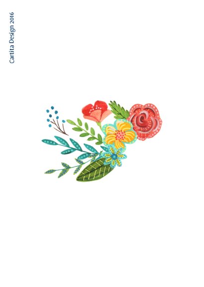 Moderne Bloemen Bos 2
