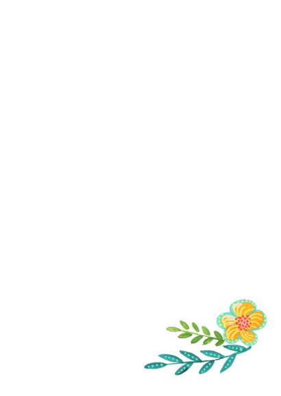 Moderne Bloemen Bos 3
