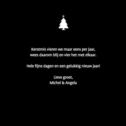 Moderne, chique kerstkaart 3