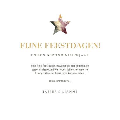 Moderne kerstkaart abstracte kerstster fijne feestdagen 3