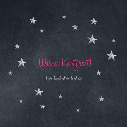 Moderne kerstkaart labels 3