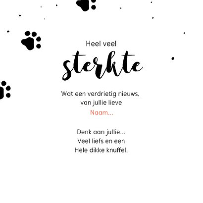 Moderne sterkte kaart met kat en vogels 3