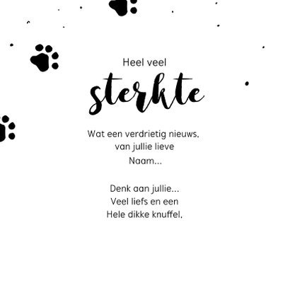 Moderne sterkte kaart met kat en vogels 3