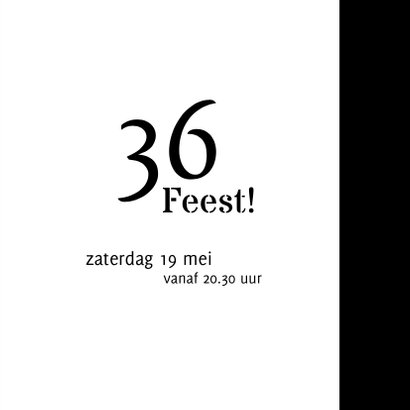 Moderne, stijlvolle uitnodiging voor een man 3