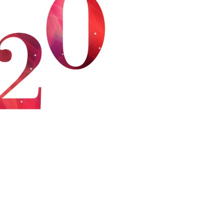Moderne zakelijke kerstkaart 2021 in rood met goud 2