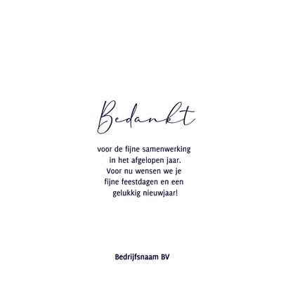 Moderne zakelijke kerstkaart kerstboom blauw rood 3