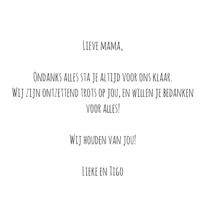 Moederdag | Amazing mom 3