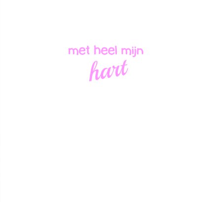 Moederdag bloemen hart 3