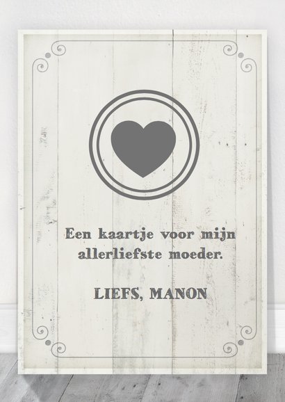 Moederdag Houten Tekstbord 3