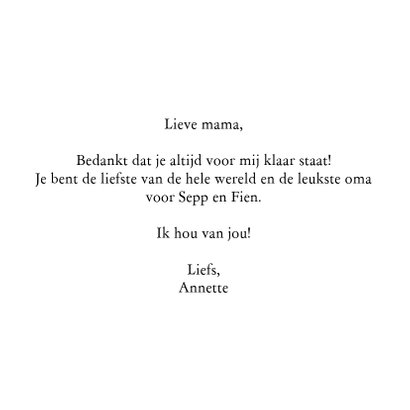 Moederdag | I got it form my mama 3