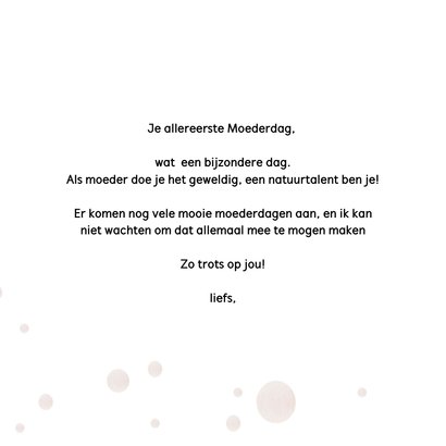 Moederdag kaart mama je doet 't goed 3