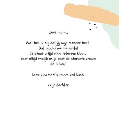 Moederdag. Mam ik ben trots op je 3