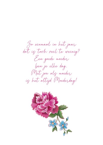 Moederdag Mama Ik hou van je 3