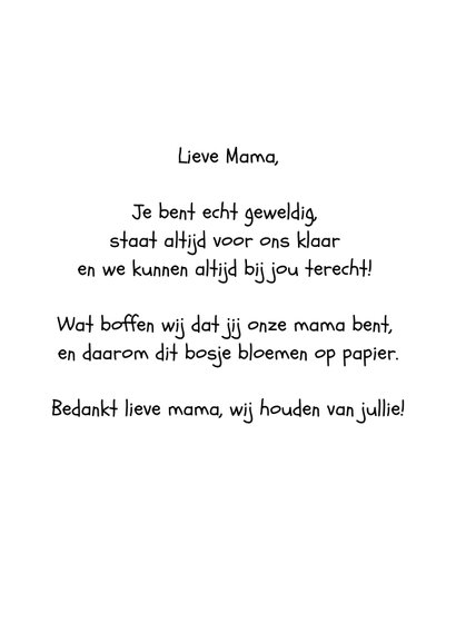 Moederdag | Mama je bent geweldig 3