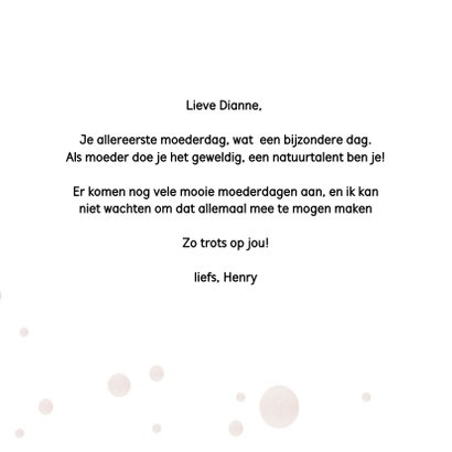 Moederdag. Mama je doet 't goed! 3
