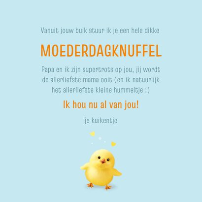 Moederdag narcissen met kuiken 3