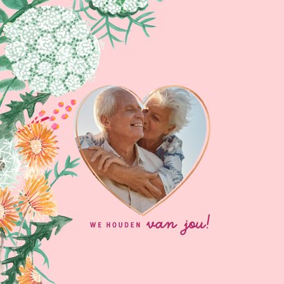 Moederdag oma paardenbloemen rand 2