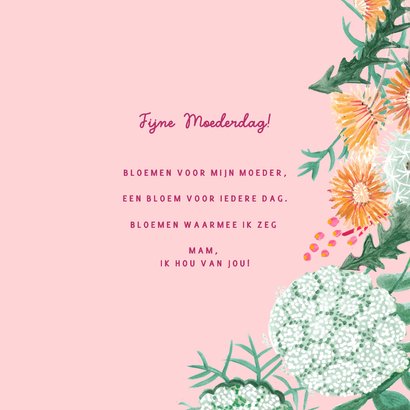 Moederdag oma paardenbloemen rand 3