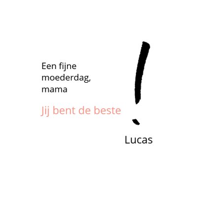 Moederdag thuis is waar je moeder is 3