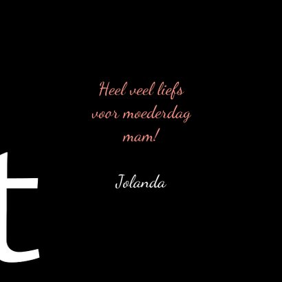 Moederdag typografisch say yes to your mom 3