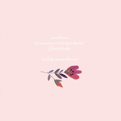 Moederdag Zwanen en Bloemen 3