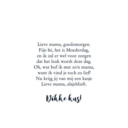 Moederdagkaart 'Best Mom Ever' watercolor sterren goud 3